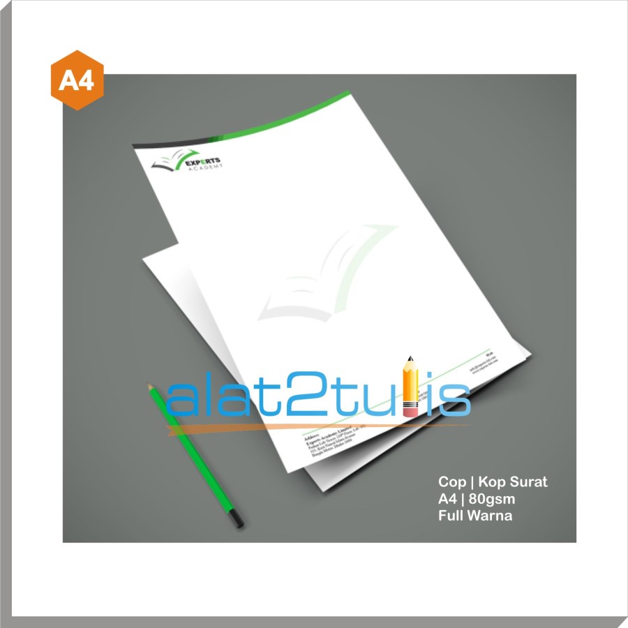 

Kop Surat A4 Full Warna | Tidak luntur | custom | cop