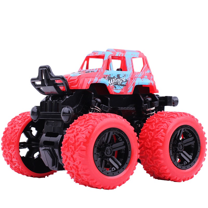 Mainan Mobil Anak Monster Zap Jip Off Road 4 Drive Inertial Bigfoot-Red