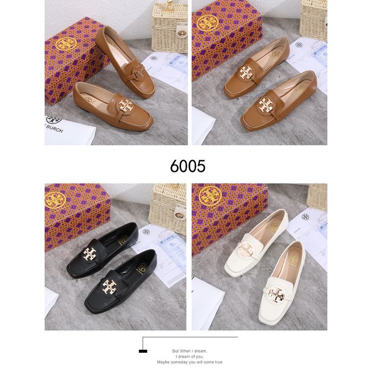 TB Miller Metal-Logo Loafers in Leather #6005