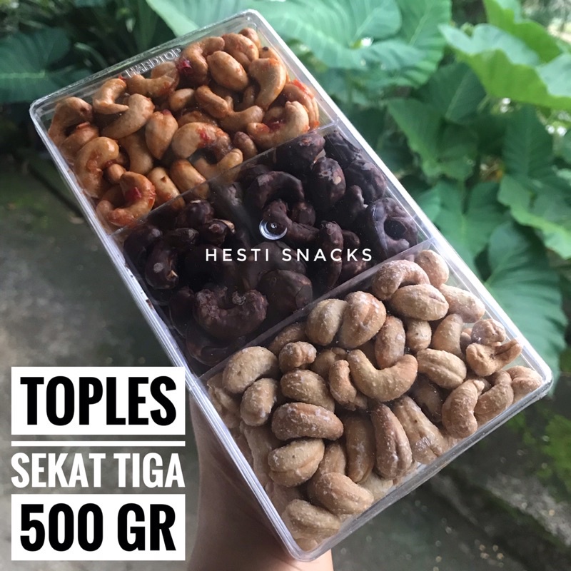 

Kacang Mete mix 3 rasa 500 gram