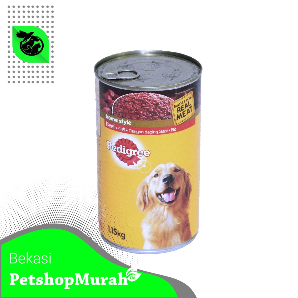 Makanan Anjing Pedigree 1.15 Kg Dog Food Kaleng Wet