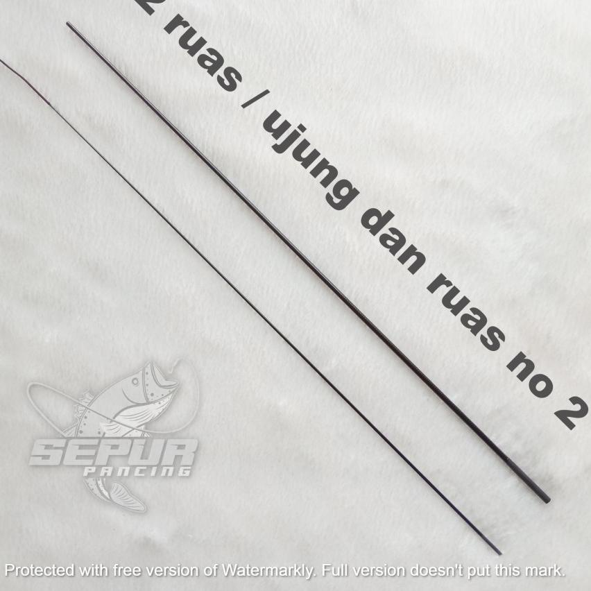 (S8Z8) ⭐️ Ruas Joran Tegek Carbon 1 2 3 - Satu Set Ujung Joran Tegek Carbon - Blombongan Tegek Carbo