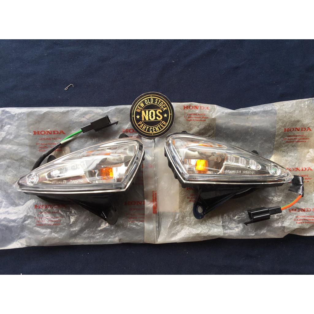 SEIN RITING DEPAN ASSY SET KANAN KIRI HONDA SUPRA X 125 ORIGINAL ORI ASLI AHM 33400-KTM-850 33450-KT