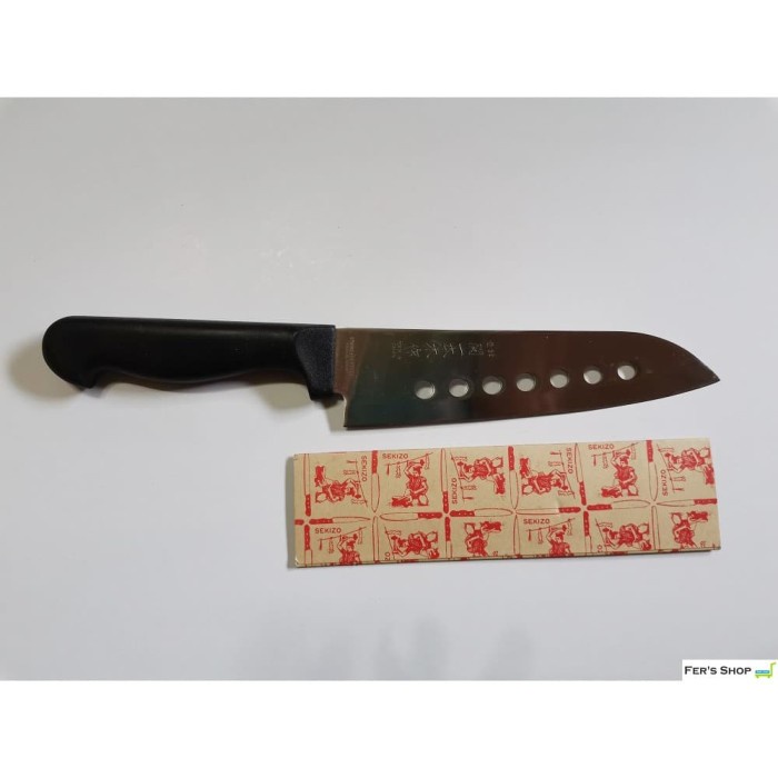 Jual Pisau Dapur Santoku Jepang Sekizo Tipe Hole Shopee Indonesia