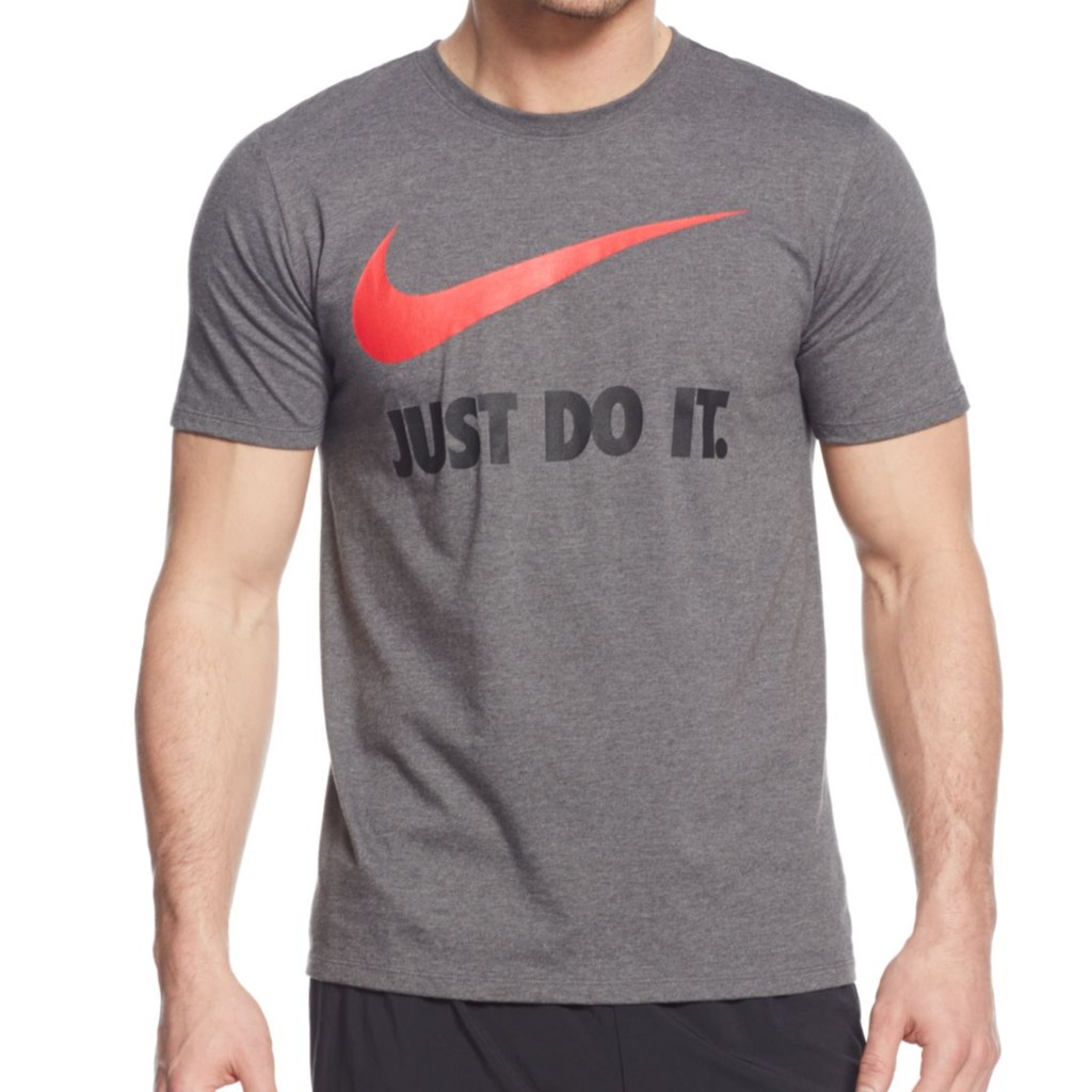 nike just do it t shirt grey