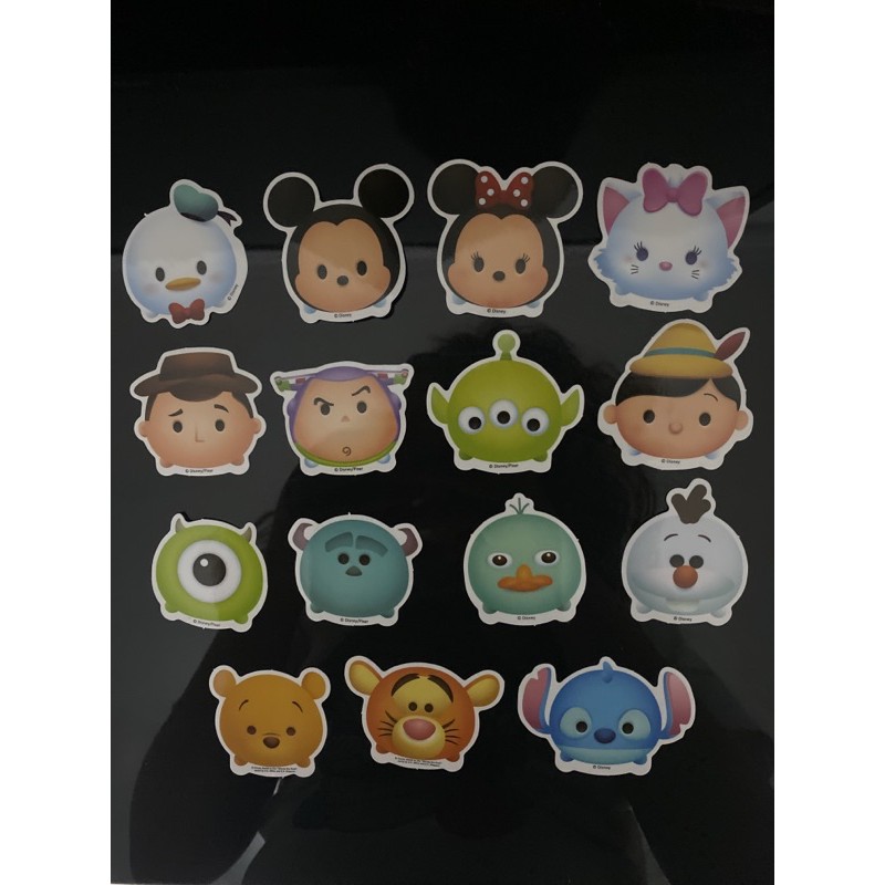 

stiker ecer disney tsum tsum mickey pooh donald stitch