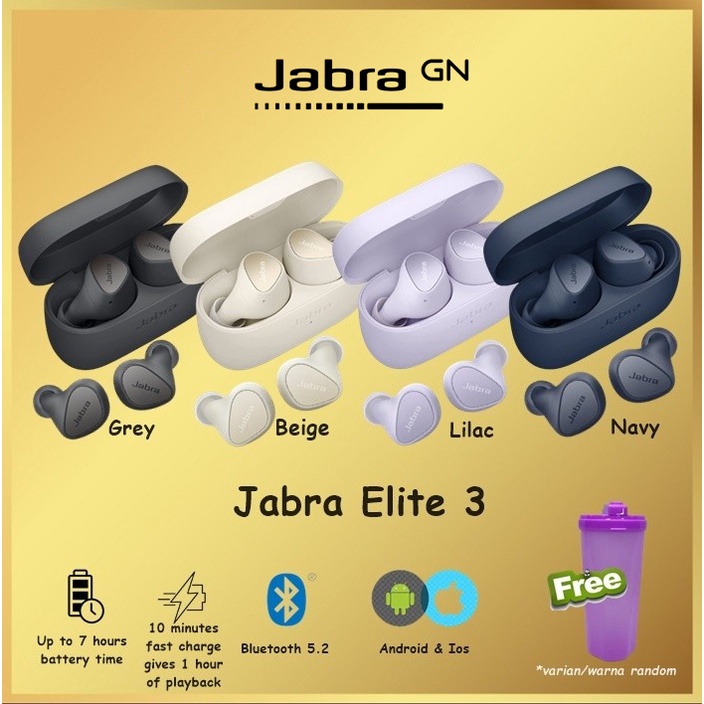 Jabra Elite 3 True Wireless Earbuds Earphone TWS Jabra Elite3