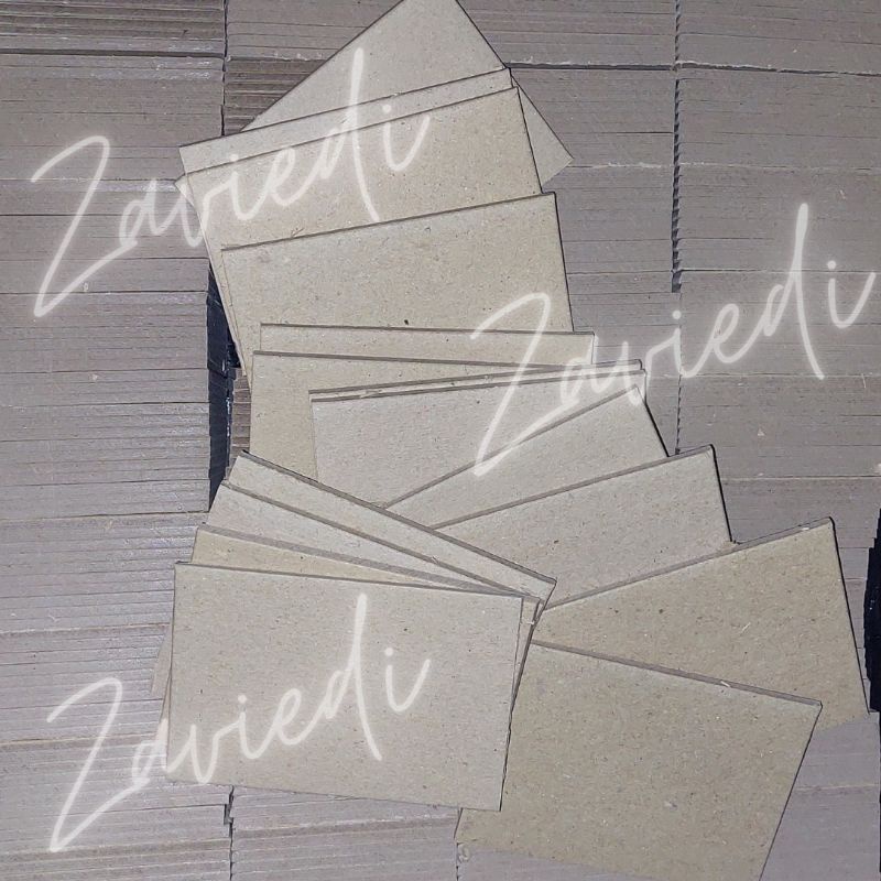 Karton Yellow Board A5 A6 A7 2 mm dan 3 mm Bahan Packing
