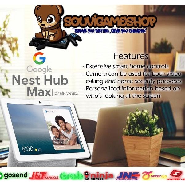 PALING MURAH  GOOGLE HOME HUB MAX GOOGLE NEST HUB MAX ORI BARU SEGEL