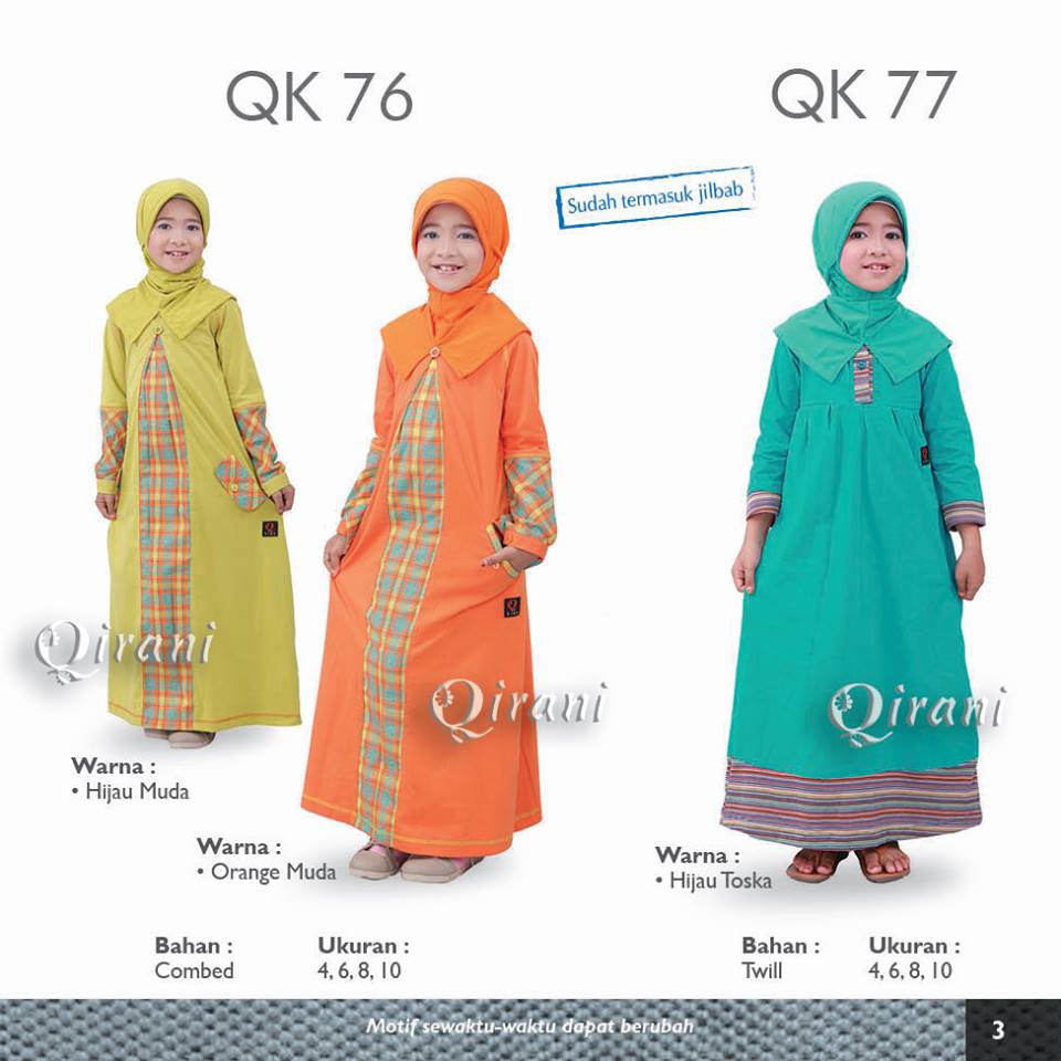 880+ Model Baju Muslim Anak Qirani Gratis Terbaik