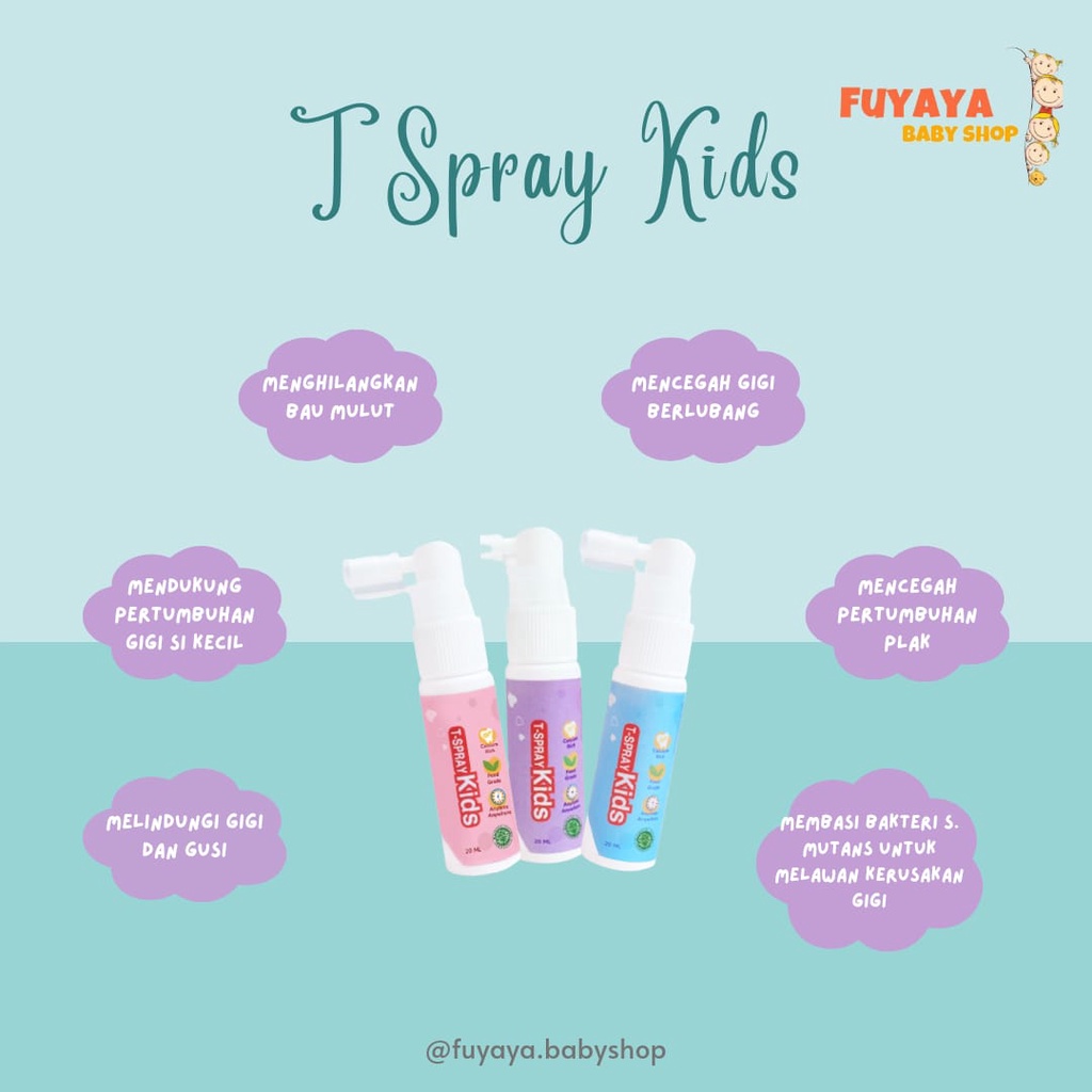 T-SPRAY Kids Oral Care Pelindung Gigi Gusi Anak Bayi Kids toothfillm Tooth Film