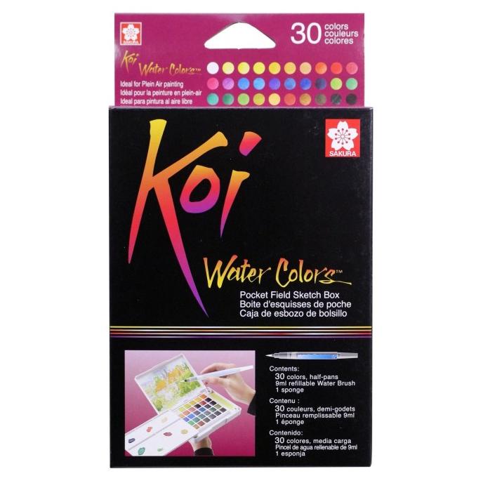 

TERBARUU!! SAKURA KOI WATERCOLORS 30 / WATER COLOR / CAT AIR 30 WARNA COD