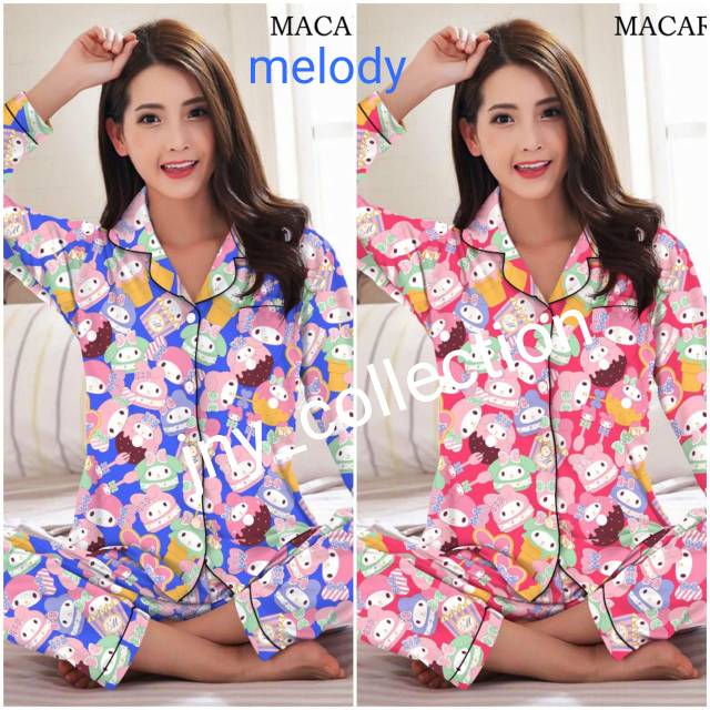 JNY.Co Piyama CP LD 105cm ( XL) / Baju Lengan Pendek &amp; Celana Panjang