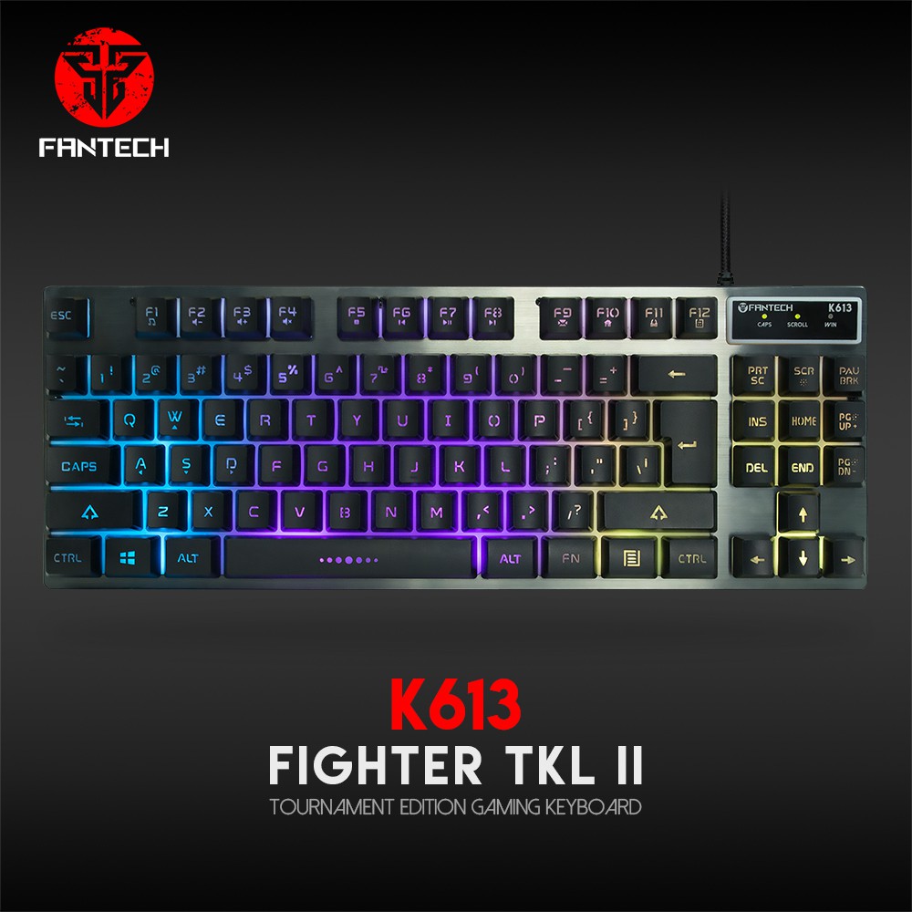 Keyboard Fantech Fighter K613 TKL - RGB Gaming Keyboard