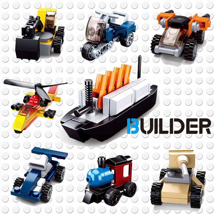 Mainan Lego Sluban Builder Vehicle Robot kendaraan super Mainan Lego Sluban Builder Vehicle Robot kendaraan super