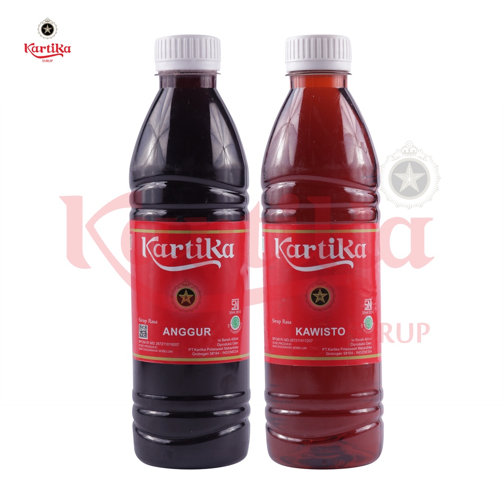 

KARTIKA Sirup Anggur 400 ml & Kawisto 400 ml