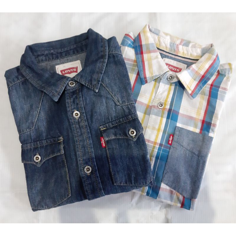 Kemeja Anak Levis Denim / Original Levi's Kids Shirt