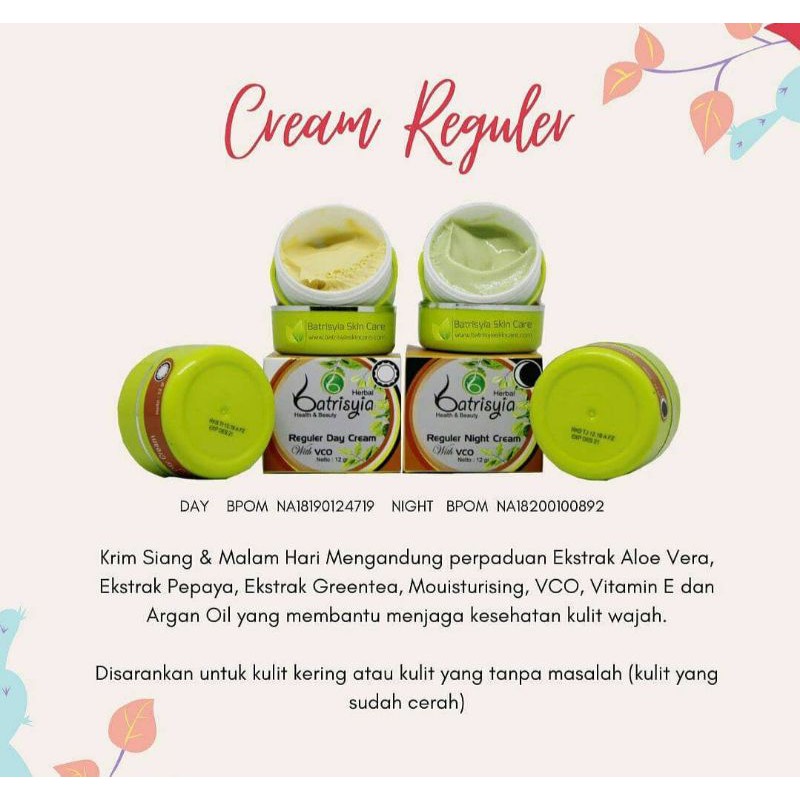 

Cream Reguler Batrisyia Herbal