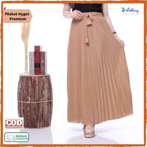 ROK PLISKET TALI LONCENG / FASHION PEREMPUAN / ROK PLISKET TALI PINGGANG / ROK PLISKET PREMIUM/ROKWANITA/PLISKET ROK PEREMPUAN/ROK PLISKET TALI LONCENG