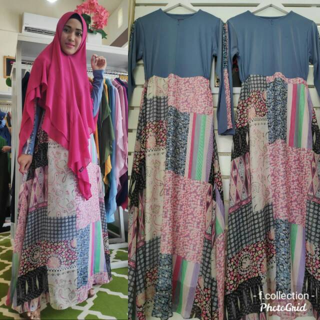Gamis Muslimah Humairah Series By Fandah Premium | GPN