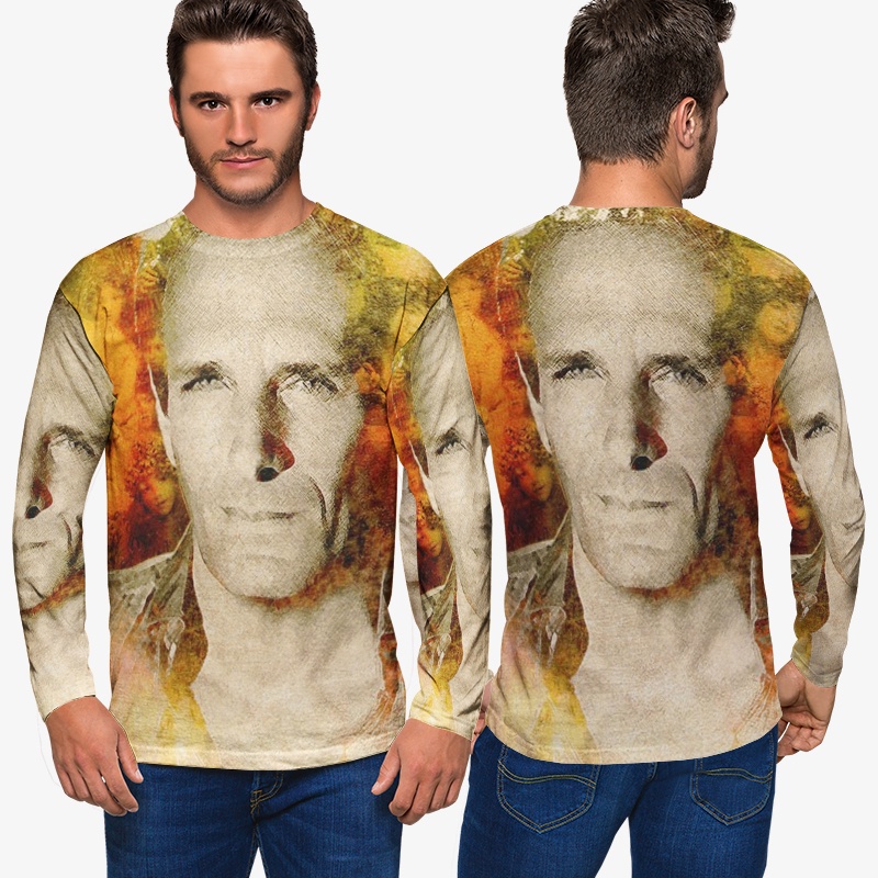 Kaos Pria Michael Bolton Tshirt Bahan Polyester Jersey Casual Style Fashionable Unisex Tees