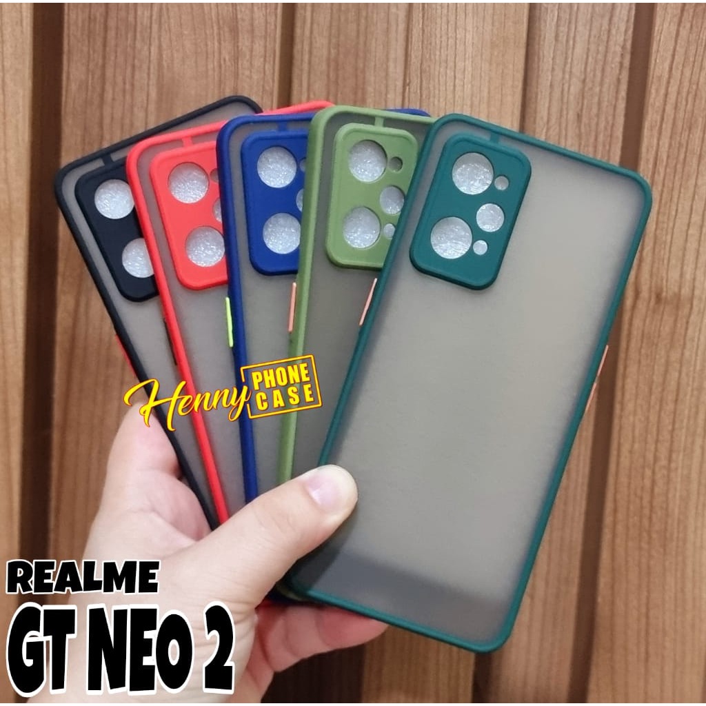 Promo Case REALME GT NEO 2 Case AERO Dove Matte Transparan Slim Fuza Macaron Case My choice CAse Dove