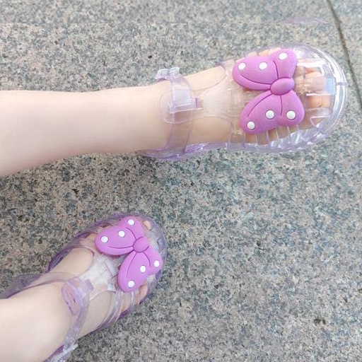 Jellybow Sandal Fashion Import Formal Kasual Anak Perempuan Ukuran 24-30 Usia 2-6 Thn TOP PRODUK - live pagi siang malam