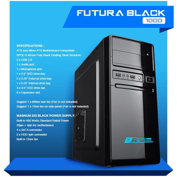 PC RAKITAN Core2duo 8400 With LED 16 NEW