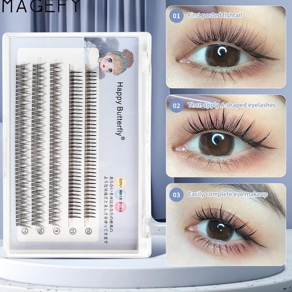 G49V MAGEFY Bulu Mata Eyelash Extension Tanam Eyelash Extension Mix Ready