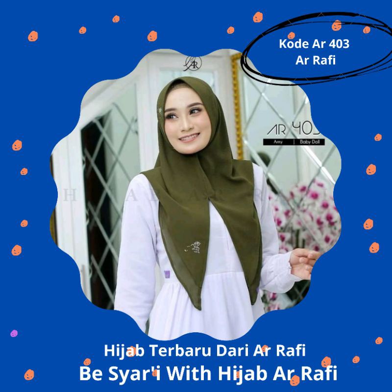 Jilbab Hoodie hijab instant bergo terbaru dari Ar Rafi