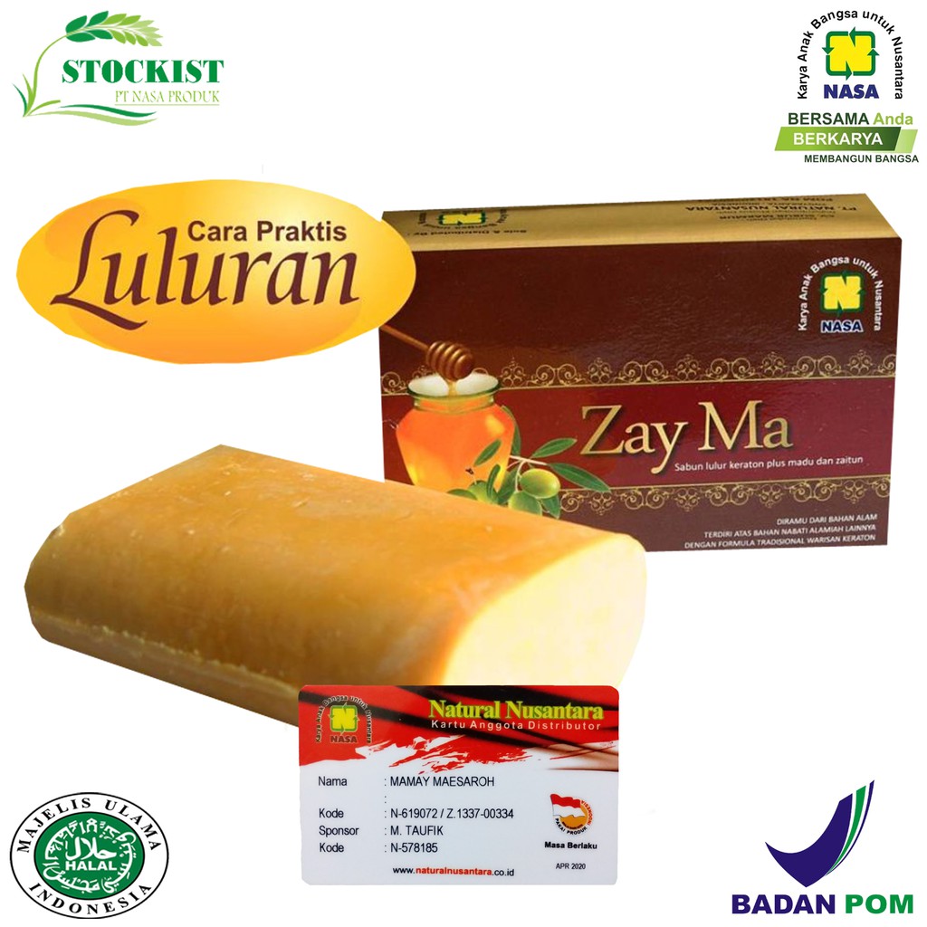 Zayma Plus Zaitun Dan Madu - Sabun Mandi Untuk Kecantikan Wanita NASA / Stockist Pt Nasa Produk