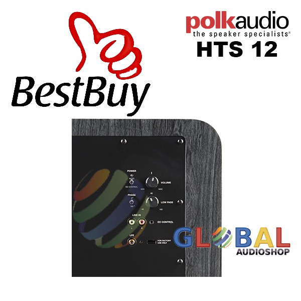 Polk Audio HTS 12 Subwoofer Aktif 12 Inch Home Theater HTS12 - Hitam