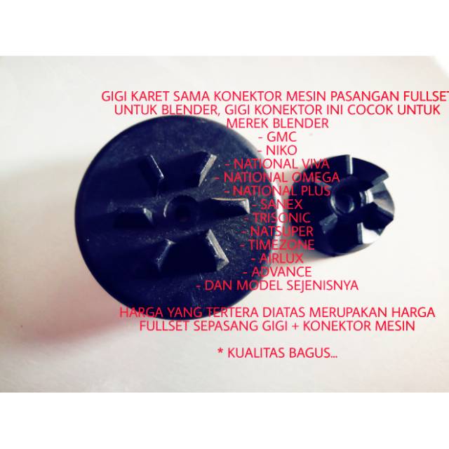 Konektor set blender multifungsi