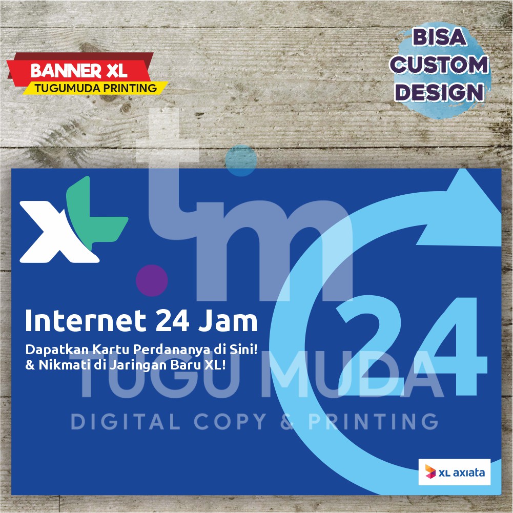 Cetak Spanduk|Banner|MMT - KONTER PULSA-XL INTERNET-COUNTER HP 24 JAM