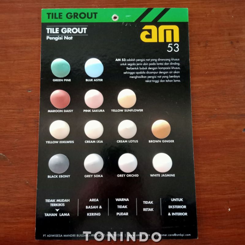 Pengisi Nat Keramik AM 53 Tile Grout