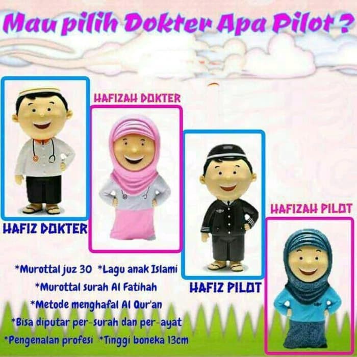 BONEKA HAFIZ HAFIZAH JUNIOR HAFIZ DOLL JUNIOR DOKTER DAN PILOT Murah