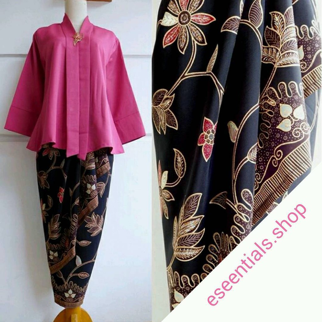 Setelan Kebaya Floy Kutu Baru Warm Pink