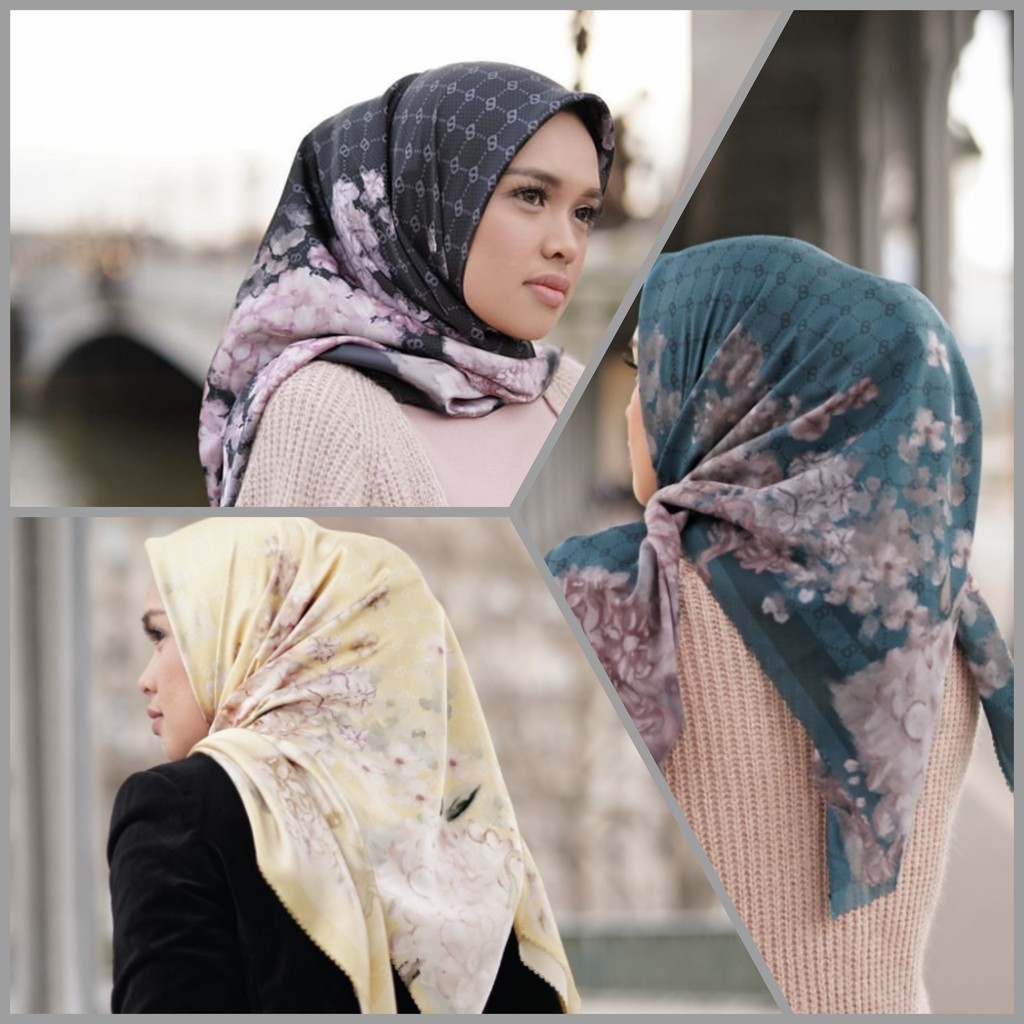 ❤KLIK DISKON❤ BUTTONSCARVES HYDRANGEA