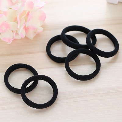 KARET IKAT RAMBUT POLOS KOREA / KUNCIR RAMBUT JEPANG ELASTIS SIMPLE ELEGAN-8