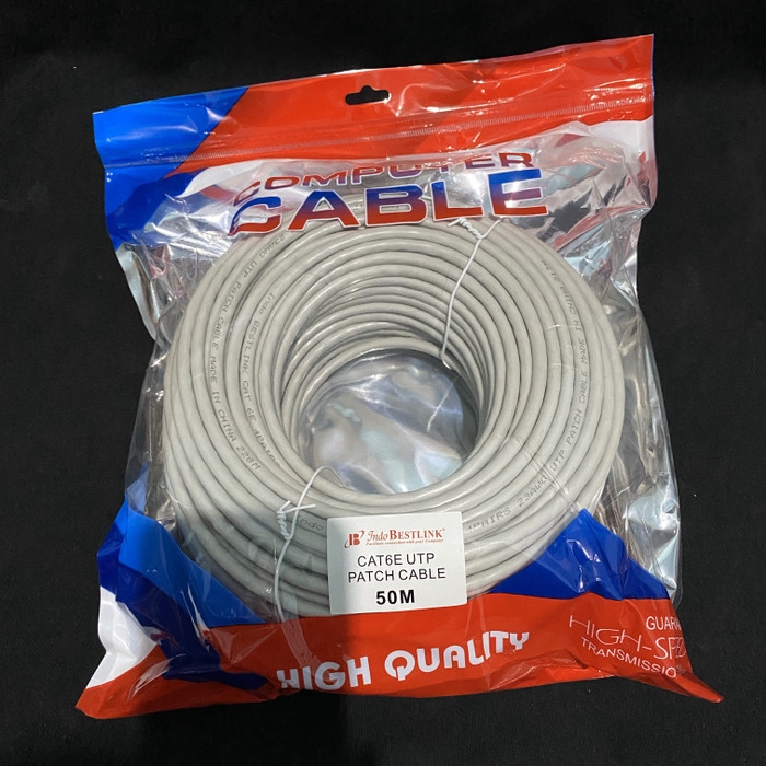 kabel LAN 50M Cat6 UTP Cable LAN 50 Meter Cat 6 Bestlink High Quality