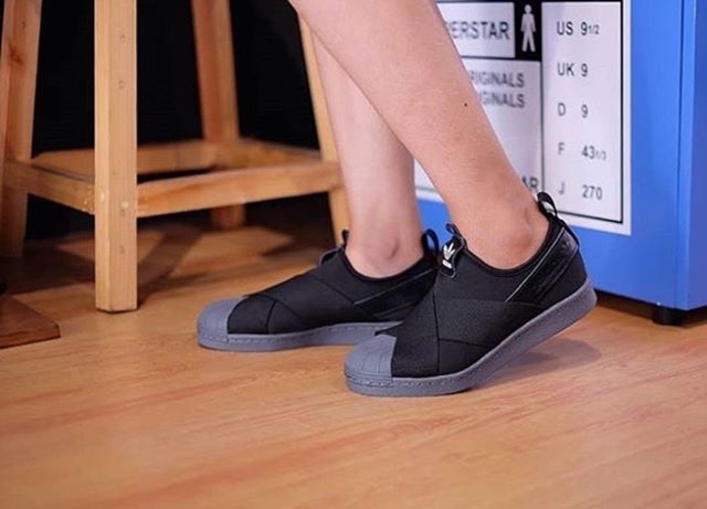 Adidas superstar 80s slip on black original