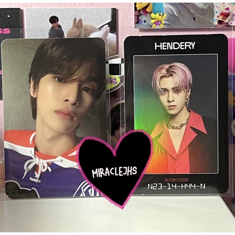 NCT Photocard Sungchan Arrival Hendery Access Card Official Ready Stock