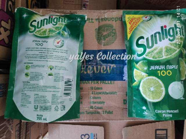 Sunlight cuci piring cair 700 ml  jeruk nipis 650 baru formulasi lebih cepat cairan sanligt sanlight