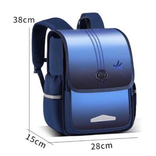 WWH22 Tas Sekolah Anak Ransel Anak Super Exclusive DragonFly Waterproof Backpack Impor TKM