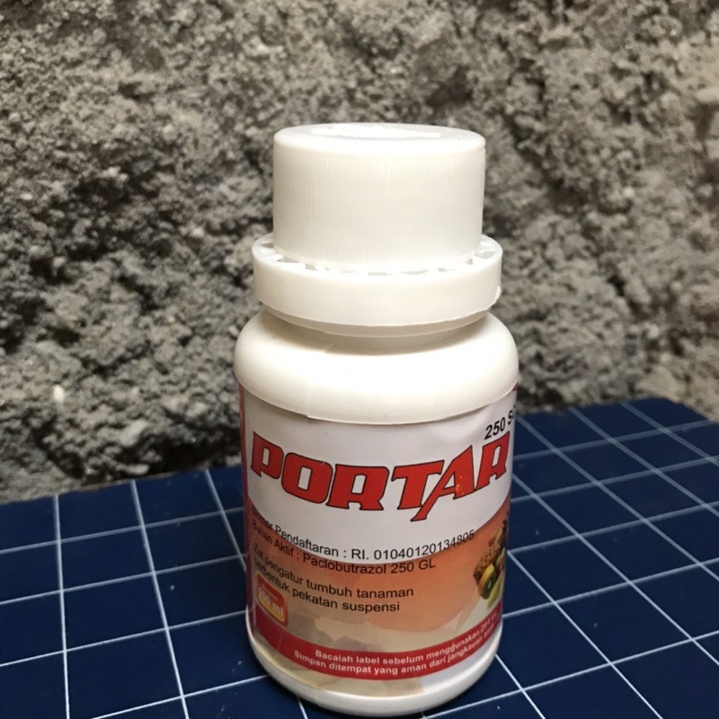 ZPT PORTAR 250 sc bahan aktif : paclobutrazol