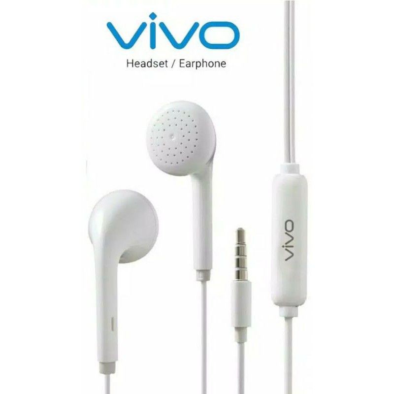 Handsfree Vivo V5 / V9 / V11 / V19 / Y12 / Y53 / Y30 / Y31 / MH 133 Original Headset Earphone MH133