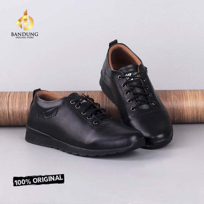 ORIGINAL - Oxford FULL Black Hitam Terbaru | Sepatu Semi Formal Pria Pantofel Putih Kulit Stylish Premium | Sepatu Distro Mils Premium Exclusive Modern | Sepatu Casual Santai Kerja Kantor Pesta Nikahan Series Street