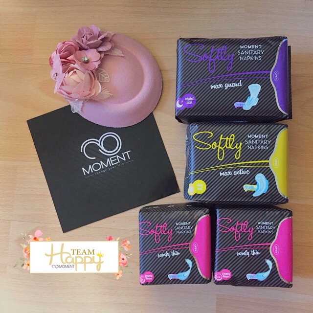 ✔️ MOMENT SOFTLY DAY NIGHT PANTYLINER WANITA  HERBAL