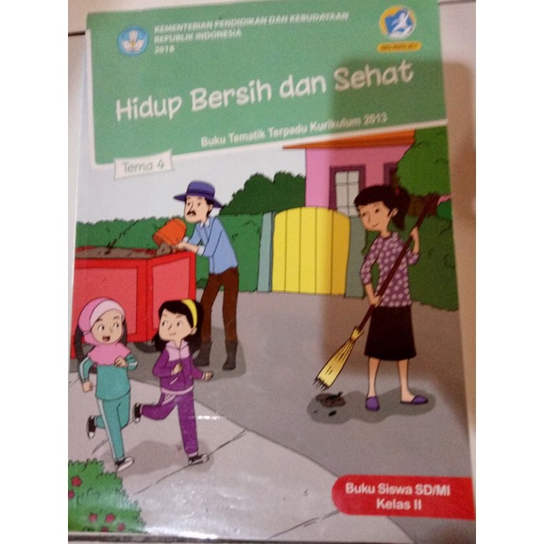Buku Tematik Tema 4 Hidup Bersih Kelas 2 SD