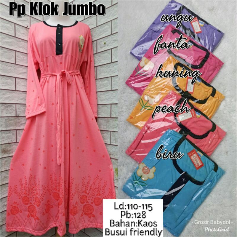 daster klok jumbo/ Daster kaos panjang/daster kaos